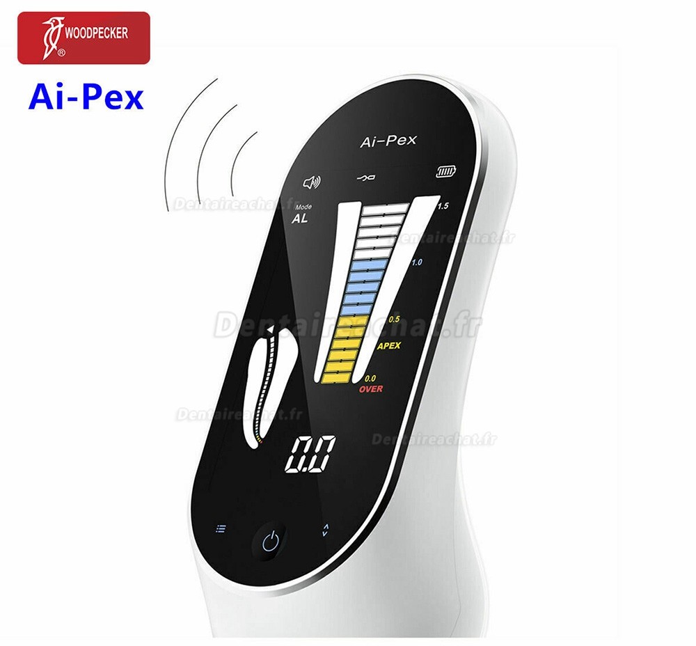 Localisateur d'apex dentaire Woodpecker Ai-Pex avec Testeur de vitalité pulpaire